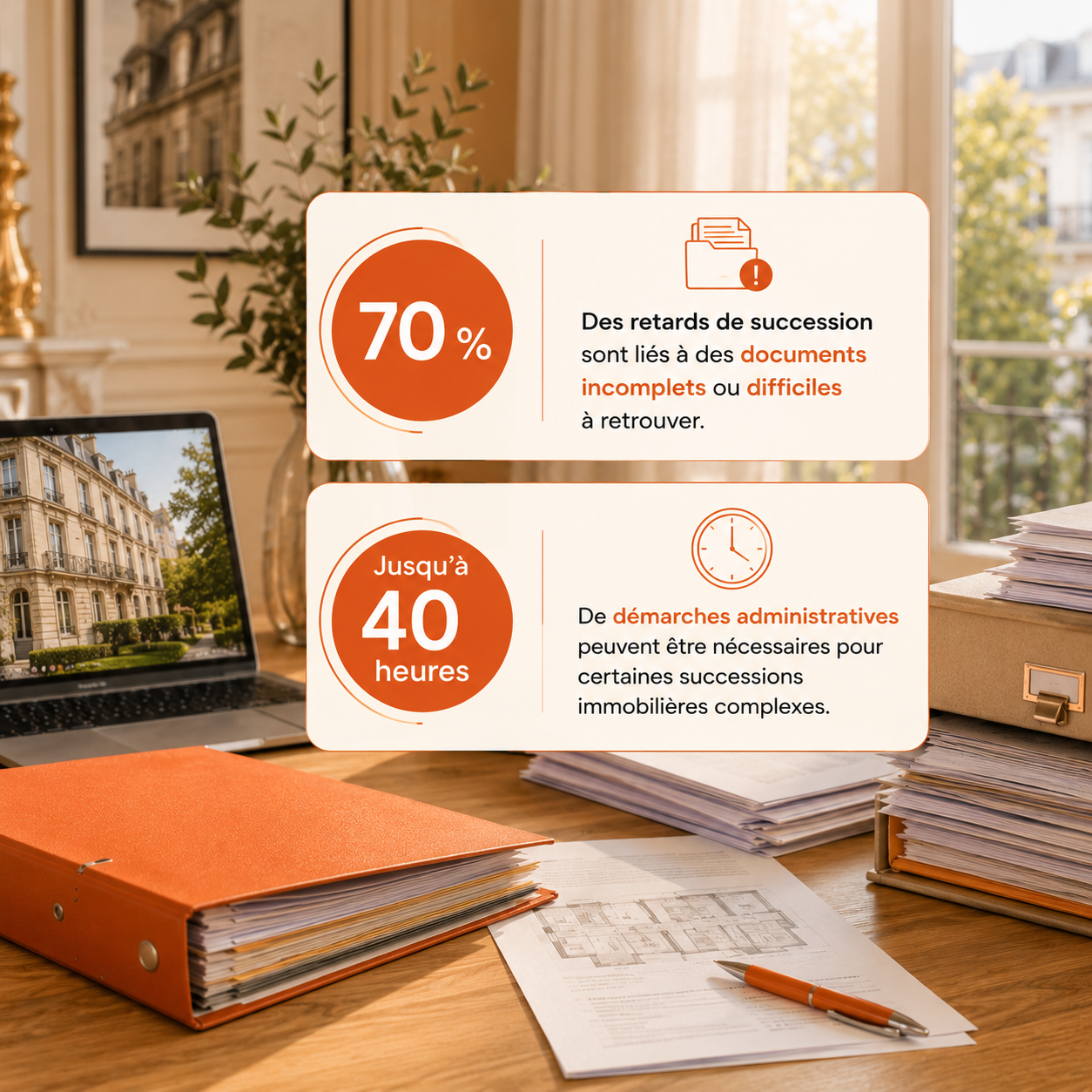 Assistance administrative succession immobilière